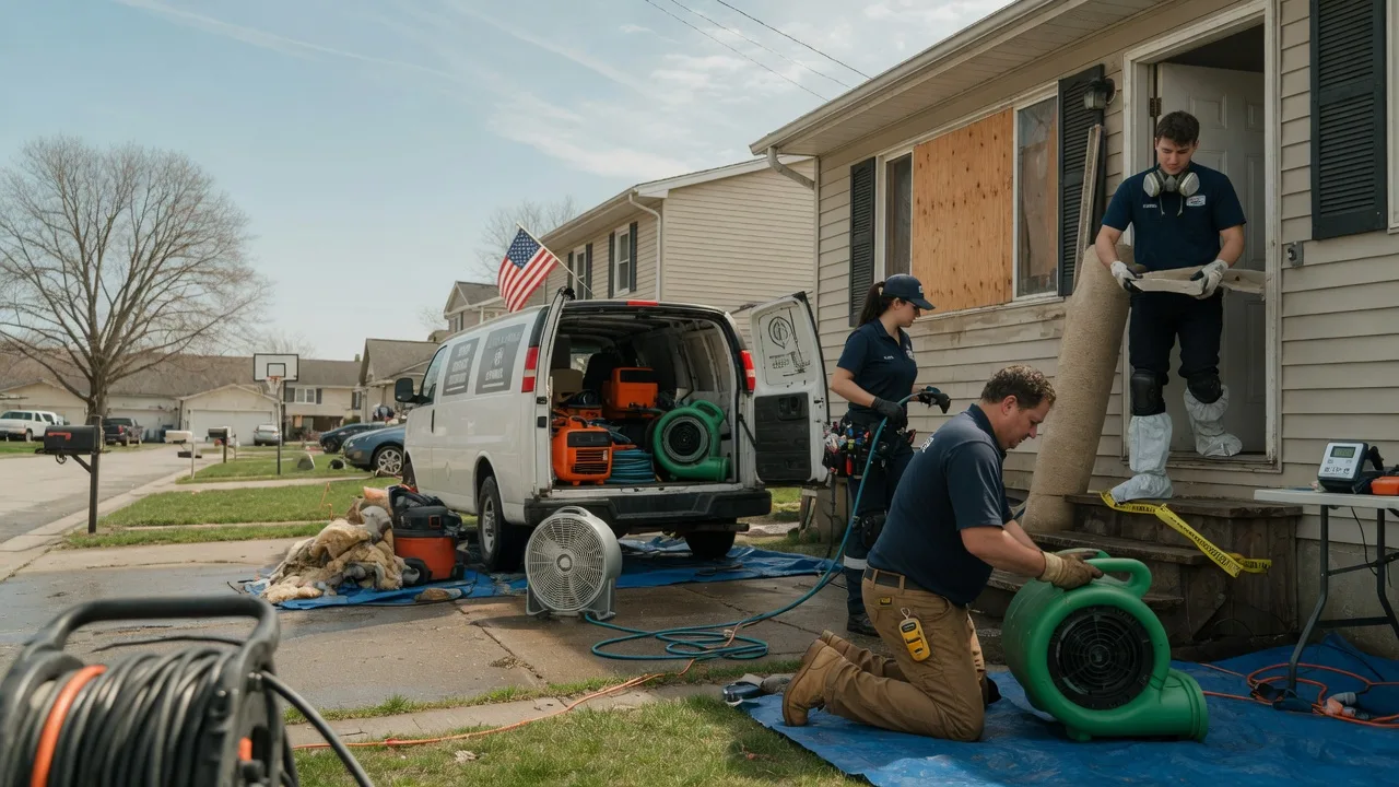 Water Damage Restoration in Stockwell, IN near me